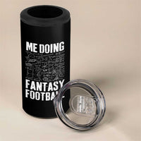 Funny Fantasy Football 4 in 1 Can Cooler Tumbler Draft Party Commish FFL Vintage Touchdown Season - Wonder Print Shop