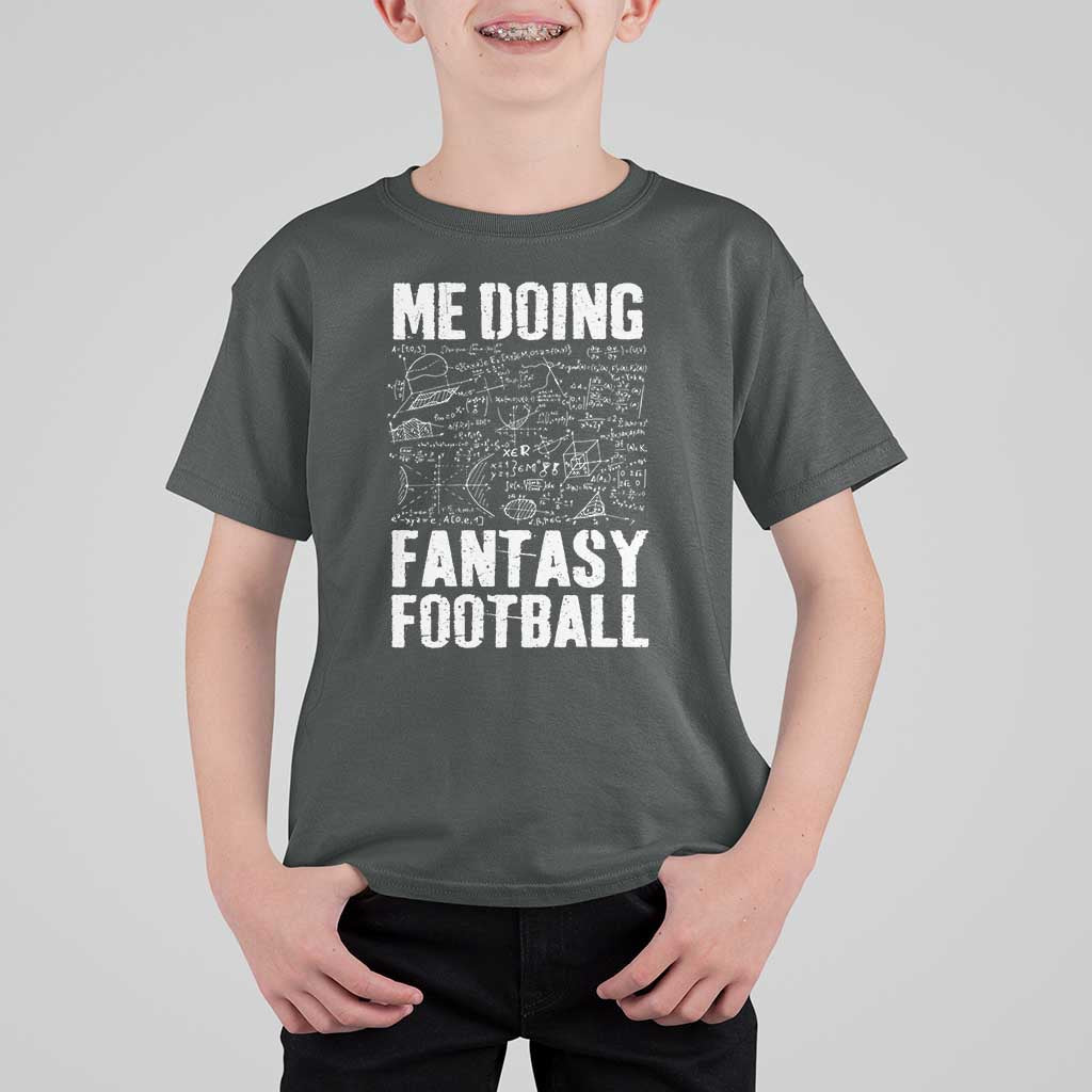 Funny Fantasy Football T Shirt For Kid Draft Party Commish FFL Vintage Touchdown Season - Wonder Print Shop