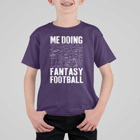 Funny Fantasy Football T Shirt For Kid Draft Party Commish FFL Vintage Touchdown Season - Wonder Print Shop