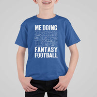 Funny Fantasy Football T Shirt For Kid Draft Party Commish FFL Vintage Touchdown Season - Wonder Print Shop