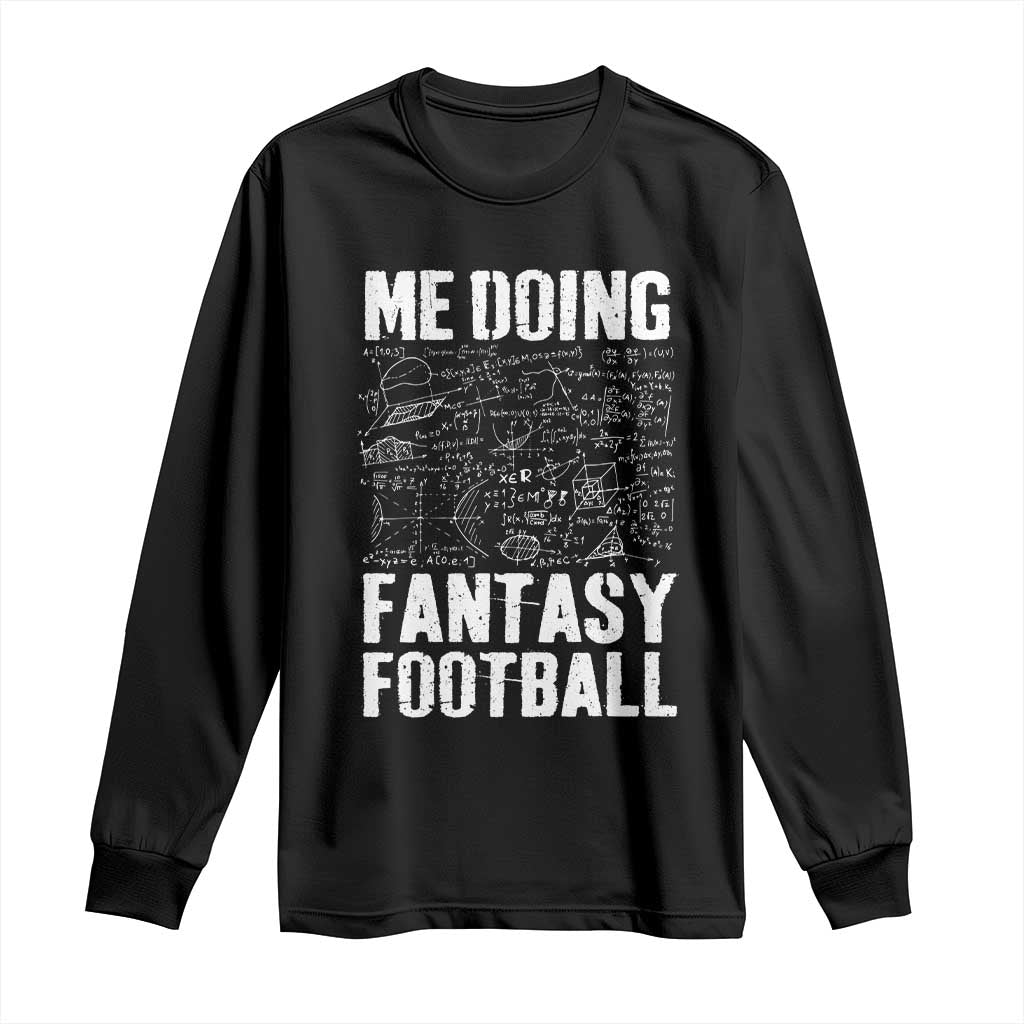 Funny Fantasy Football Long Sleeve Shirt Draft Party Commish FFL Vintage Touchdown Season - Wonder Print Shop