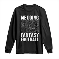 Funny Fantasy Football Long Sleeve Shirt Draft Party Commish FFL Vintage Touchdown Season - Wonder Print Shop