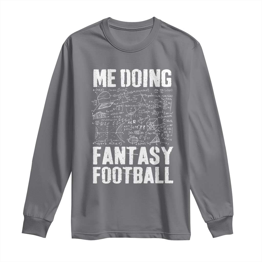 Funny Fantasy Football Long Sleeve Shirt Draft Party Commish FFL Vintage Touchdown Season - Wonder Print Shop