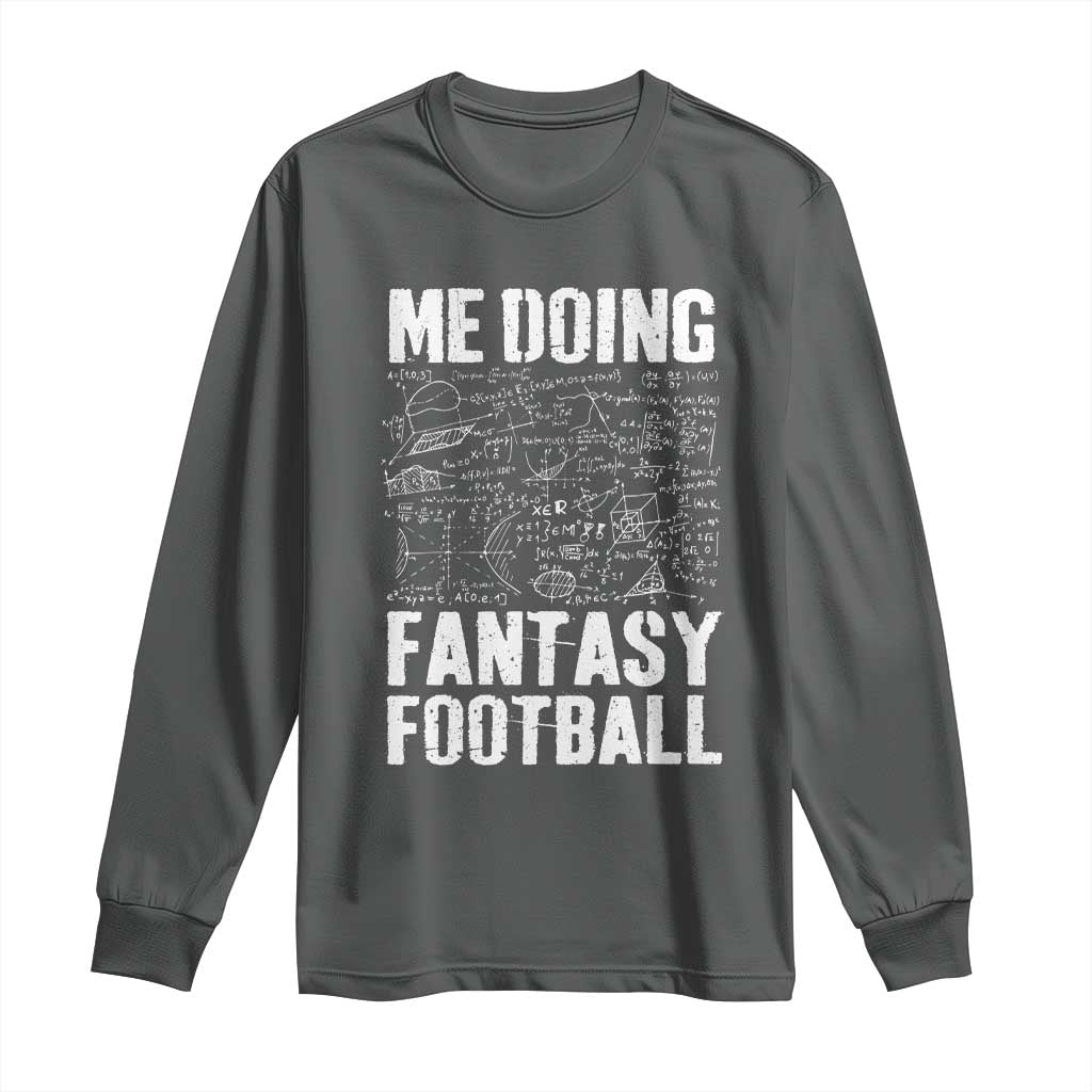 Funny Fantasy Football Long Sleeve Shirt Draft Party Commish FFL Vintage Touchdown Season - Wonder Print Shop