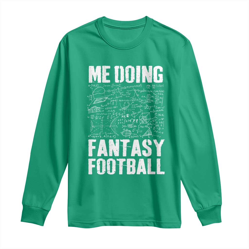 Funny Fantasy Football Long Sleeve Shirt Draft Party Commish FFL Vintage Touchdown Season - Wonder Print Shop