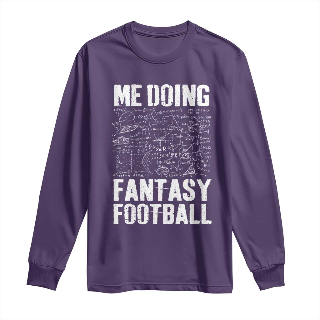 Funny Fantasy Football Long Sleeve Shirt Draft Party Commish FFL Vintage Touchdown Season - Wonder Print Shop