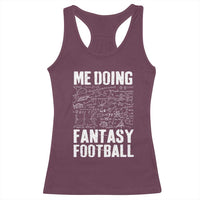 Funny Fantasy Football Racerback Tank Top Draft Party Commish FFL Vintage Touchdown Season - Wonder Print Shop