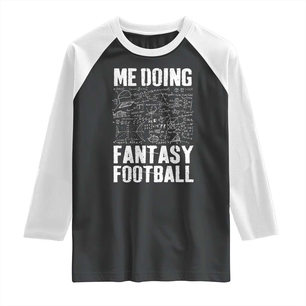 Funny Fantasy Football Raglan Shirt Draft Party Commish FFL Vintage Touchdown Season - Wonder Print Shop
