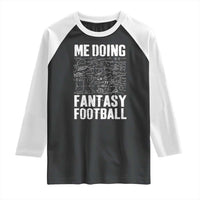 Funny Fantasy Football Raglan Shirt Draft Party Commish FFL Vintage Touchdown Season - Wonder Print Shop