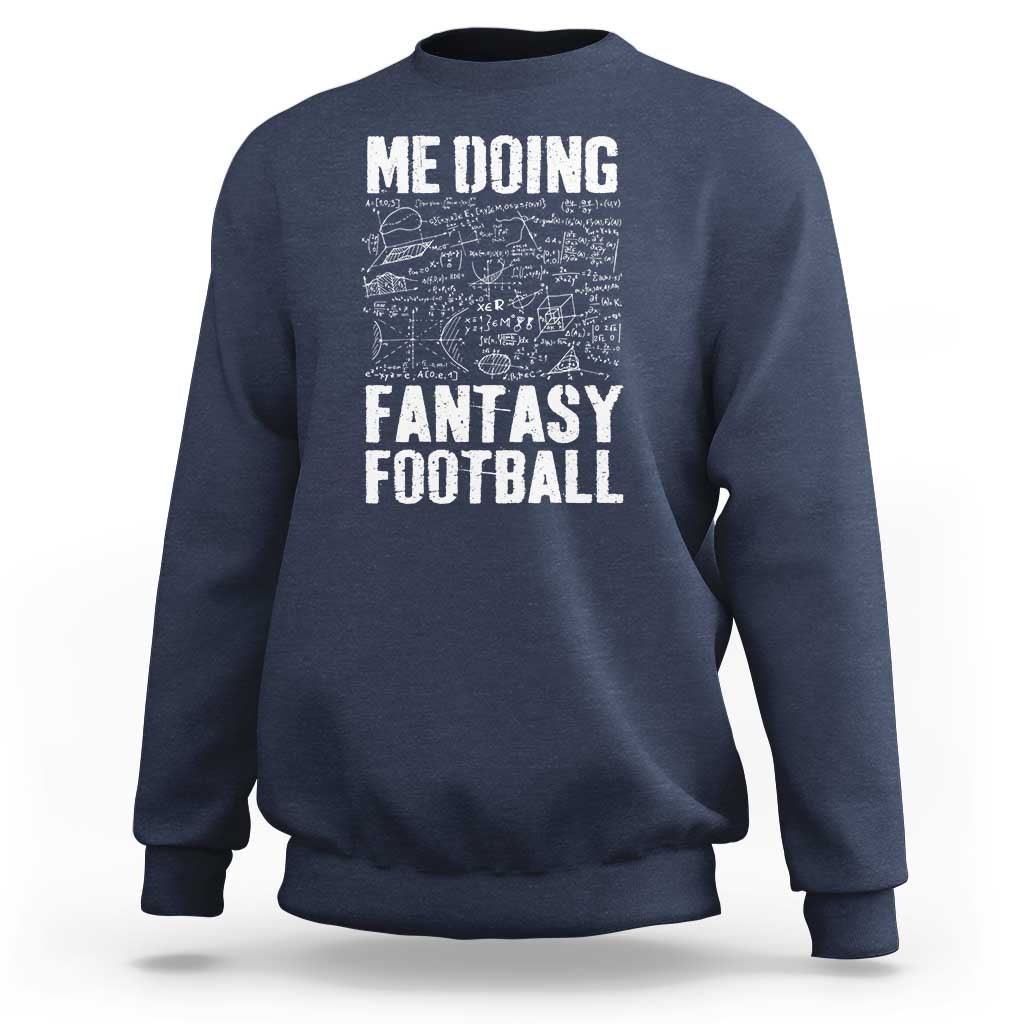 Funny Fantasy Football Sweatshirt Draft Party Commish FFL Vintage Touchdown Season - Wonder Print Shop