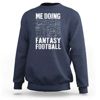 Funny Fantasy Football Sweatshirt Draft Party Commish FFL Vintage Touchdown Season - Wonder Print Shop