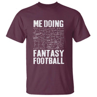 Funny Fantasy Football T Shirt Draft Party Commish FFL Vintage Touchdown Season - Wonder Print Shop