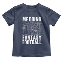 Funny Fantasy Football Toddler T Shirt Draft Party Commish FFL Vintage Touchdown Season - Wonder Print Shop