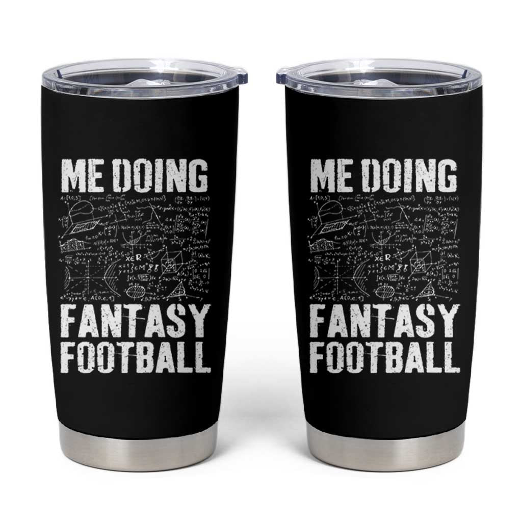 Funny Fantasy Football Tumbler Cup Draft Party Commish FFL Vintage Touchdown Season - Wonder Print Shop