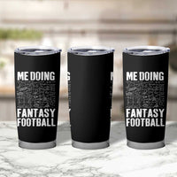 Funny Fantasy Football Tumbler Cup Draft Party Commish FFL Vintage Touchdown Season - Wonder Print Shop