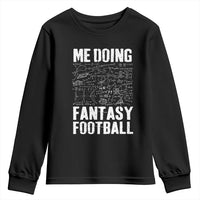 Funny Fantasy Football Youth Sweatshirt Draft Party Commish FFL Vintage Touchdown Season - Wonder Print Shop