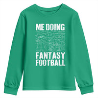 Funny Fantasy Football Youth Sweatshirt Draft Party Commish FFL Vintage Touchdown Season - Wonder Print Shop