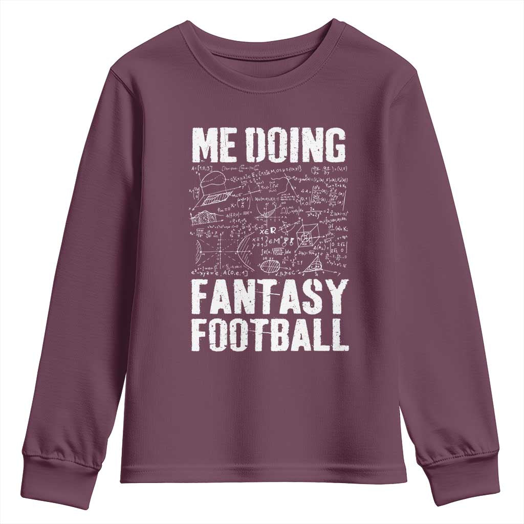 Funny Fantasy Football Youth Sweatshirt Draft Party Commish FFL Vintage Touchdown Season - Wonder Print Shop