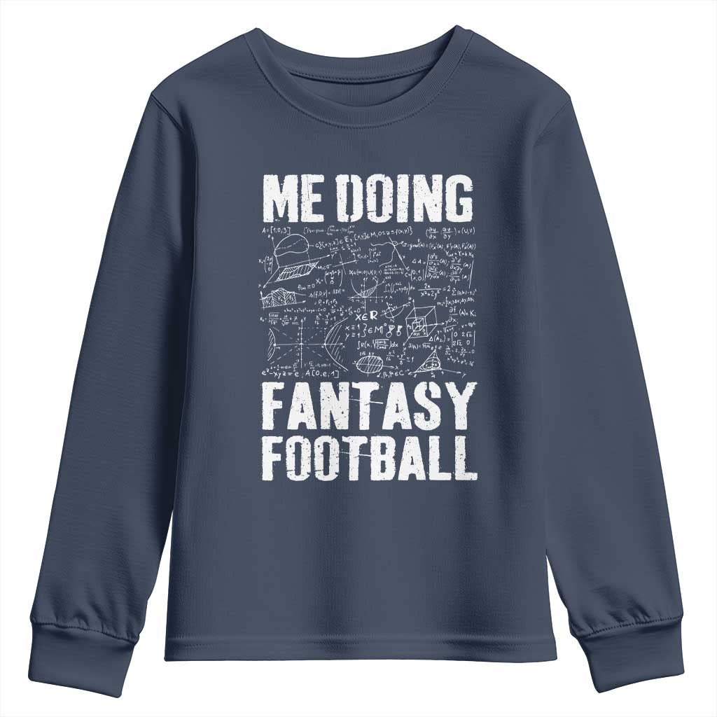 Funny Fantasy Football Youth Sweatshirt Draft Party Commish FFL Vintage Touchdown Season - Wonder Print Shop