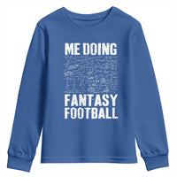 Funny Fantasy Football Youth Sweatshirt Draft Party Commish FFL Vintage Touchdown Season - Wonder Print Shop