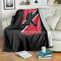Trinidad and Tobago Cricket Throw Blanket Retro Vintage Sport Trini Trinidadian Flag Cricket Fan