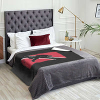 Trinidad and Tobago Cricket Throw Blanket Retro Vintage Sport Trini Trinidadian Flag Cricket Fan