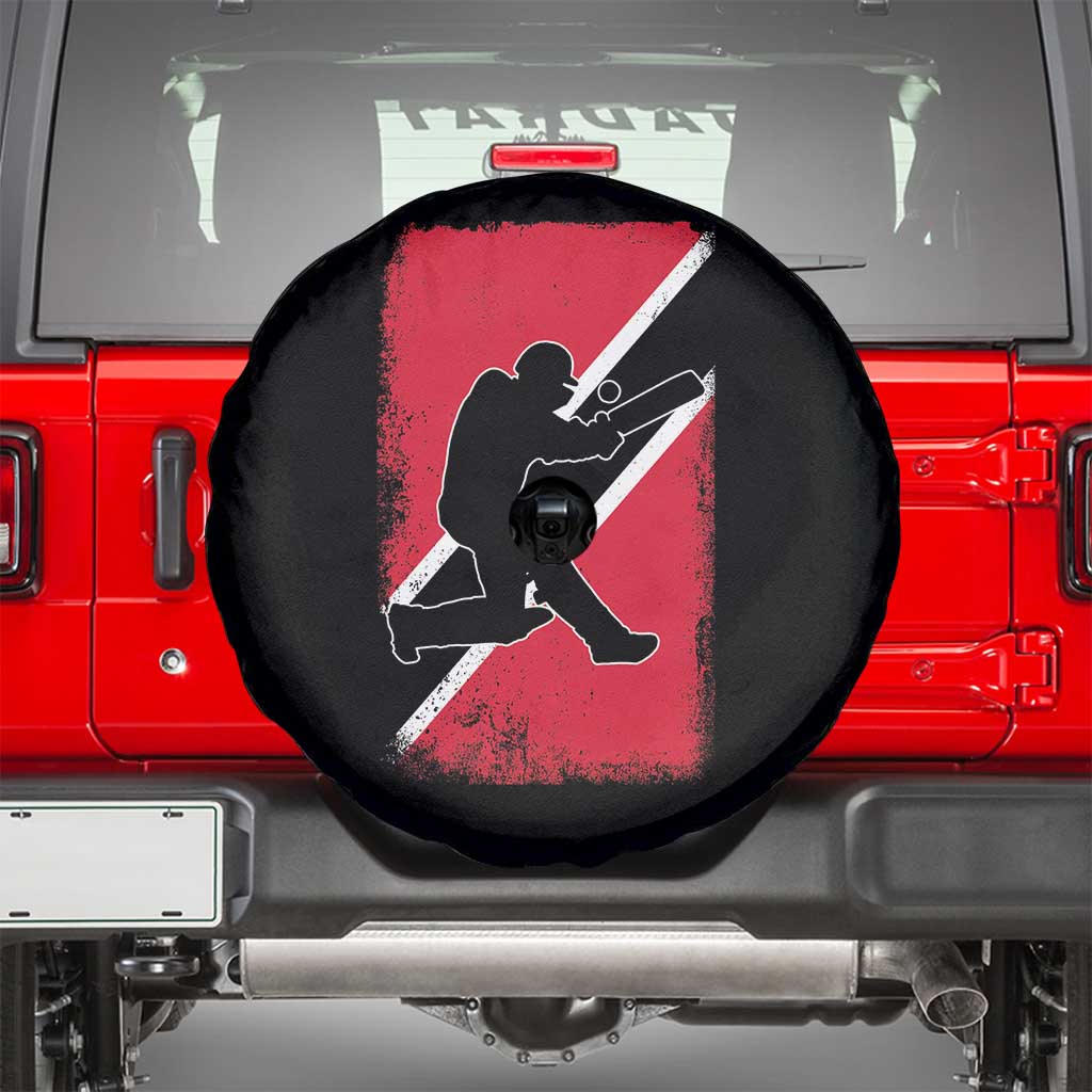 Trinidad and Tobago Cricket Spare Tire Cover Retro Vintage Sport Trini Trinidadian Flag Cricket Fan