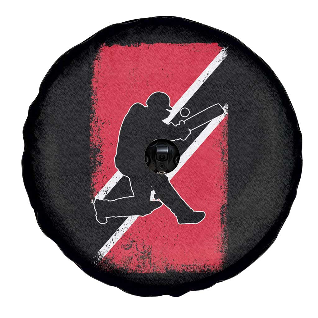 Trinidad and Tobago Cricket Spare Tire Cover Retro Vintage Sport Trini Trinidadian Flag Cricket Fan