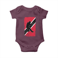 Trinidad and Tobago Cricket Baby Onesie Retro Vintage Sport Trini Trinidadian Flag Cricket Fan