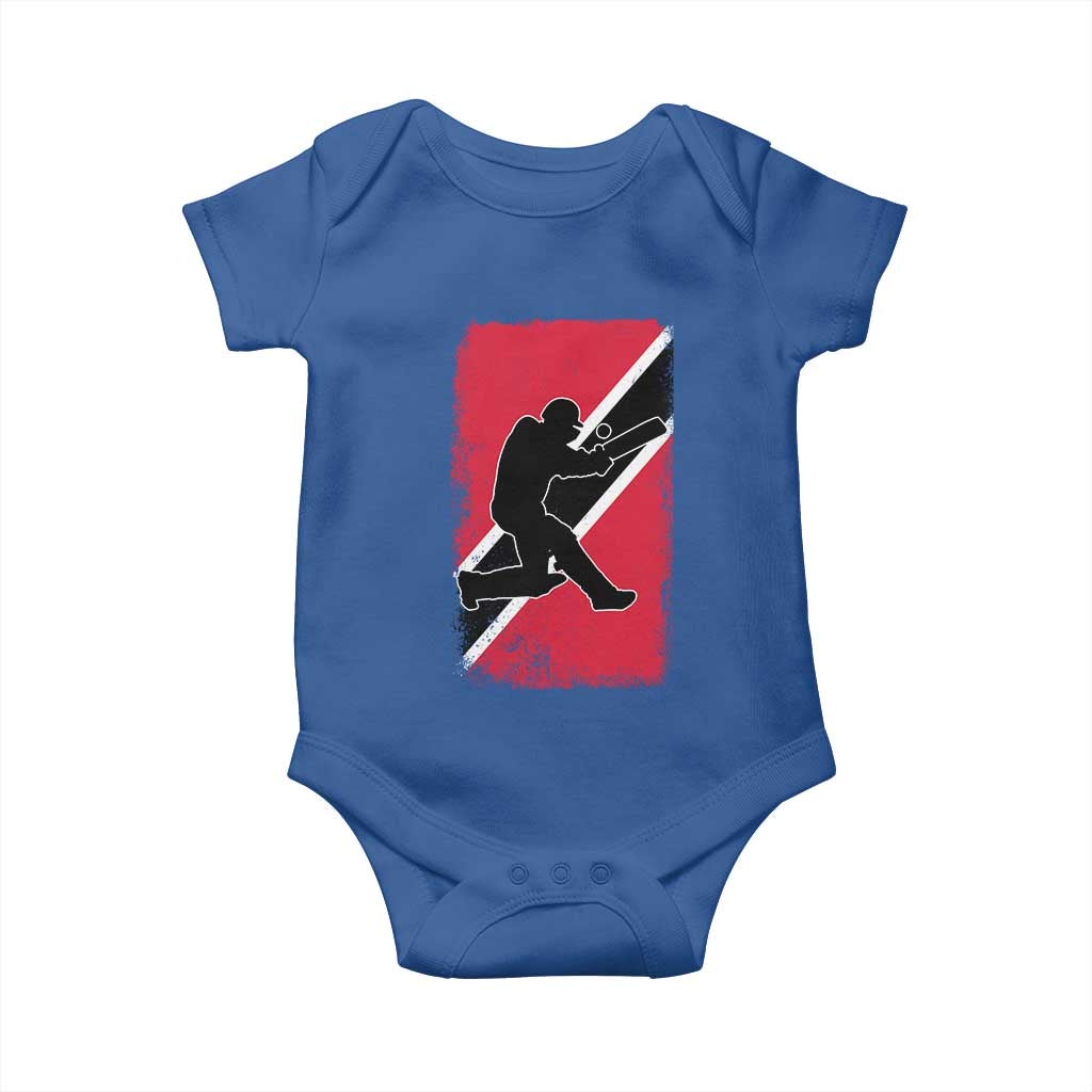 Trinidad and Tobago Cricket Baby Onesie Retro Vintage Sport Trini Trinidadian Flag Cricket Fan