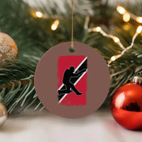 Trinidad and Tobago Cricket Ceramic Ornament Retro Vintage Sport Trini Trinidadian Flag Cricket Fan
