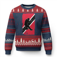 Trinidad and Tobago Cricket Ugly Christmas Sweater Retro Vintage Sport Trini Trinidadian Flag Cricket Fan
