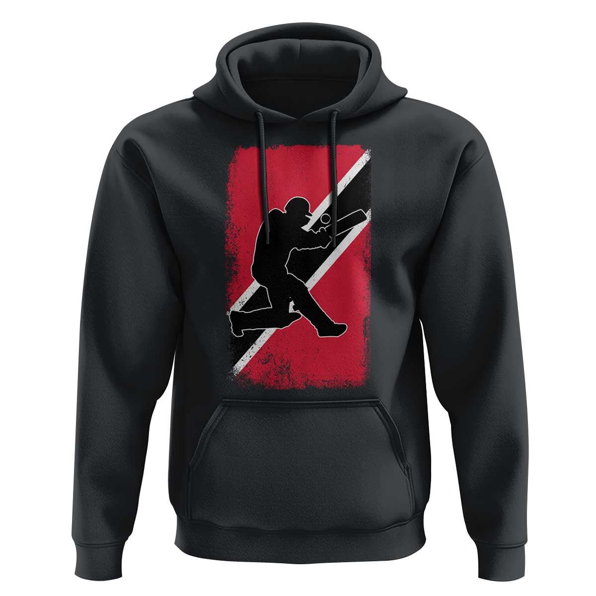 Trinidad and Tobago Cricket Hoodie Retro Vintage Sport Trini Trinidadian Flag Cricket Fan