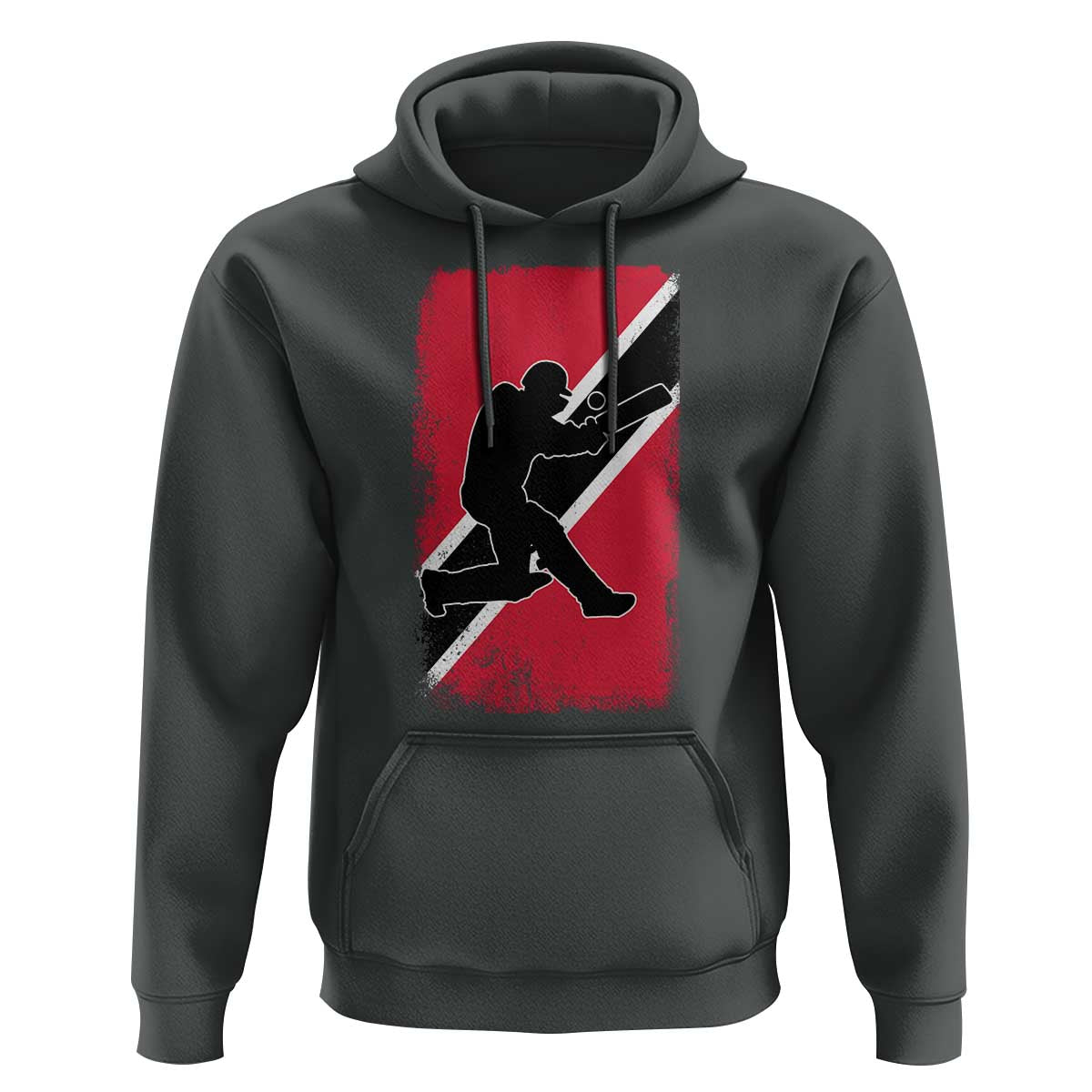 Trinidad and Tobago Cricket Hoodie Retro Vintage Sport Trini Trinidadian Flag Cricket Fan