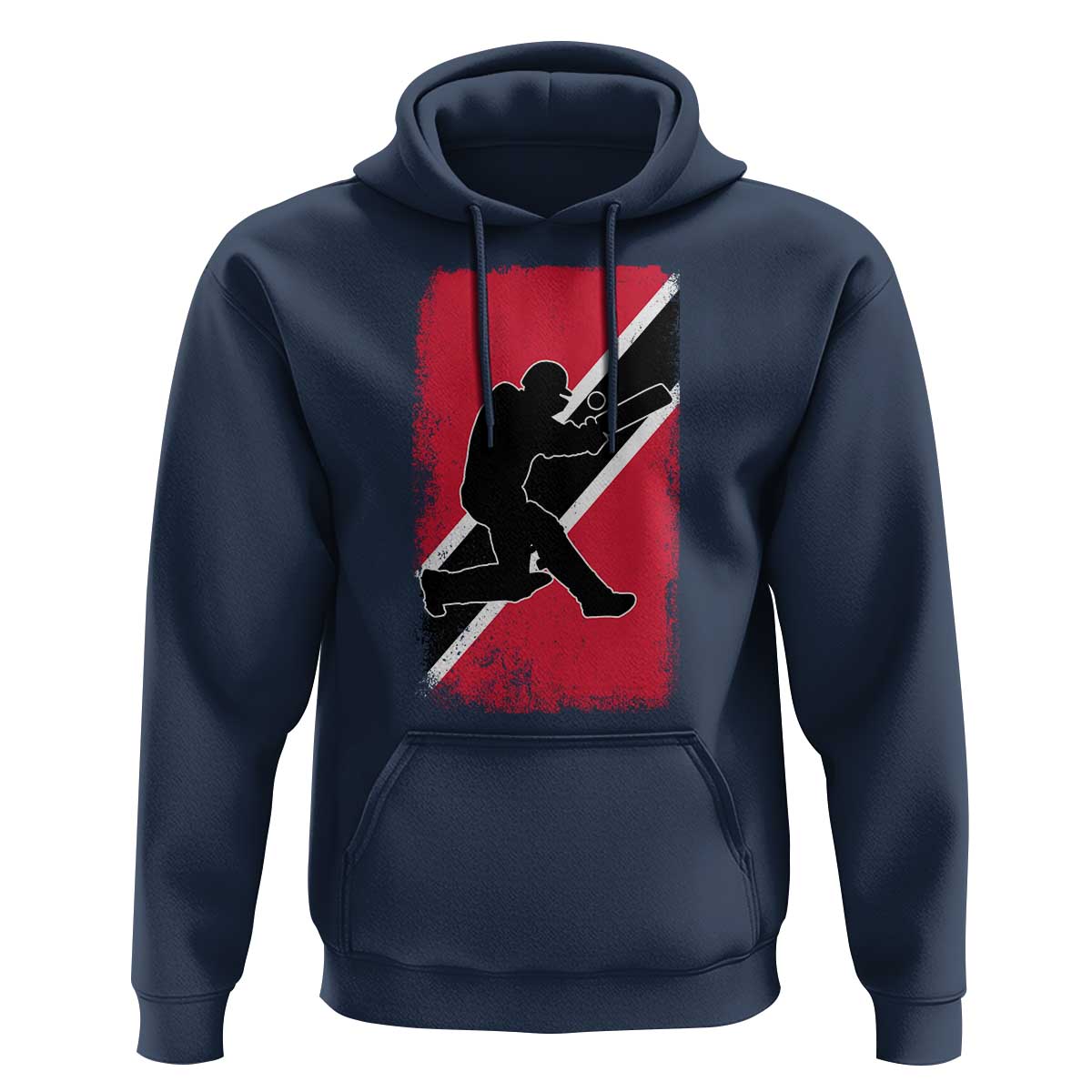 Trinidad and Tobago Cricket Hoodie Retro Vintage Sport Trini Trinidadian Flag Cricket Fan