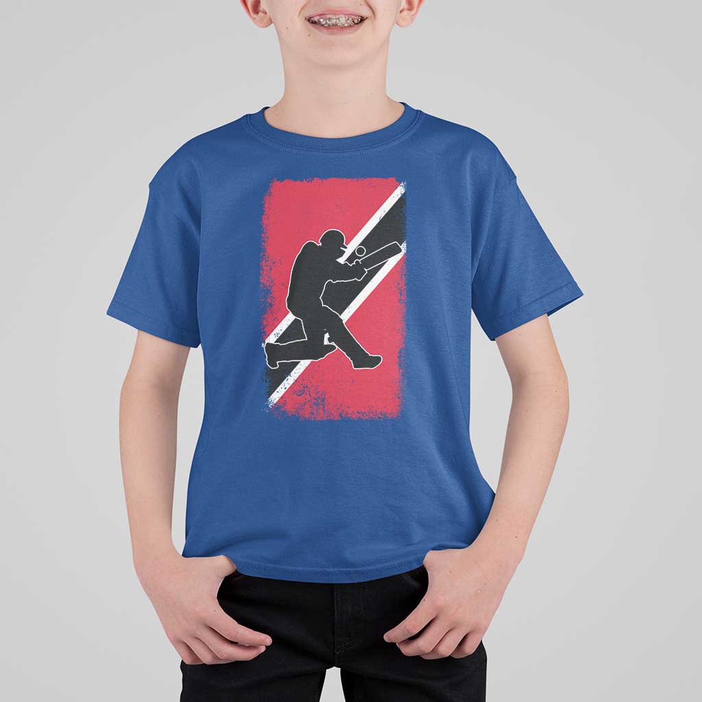 Trinidad and Tobago Cricket T Shirt For Kid Retro Vintage Sport Trini Trinidadian Flag Cricket Fan
