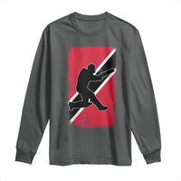 Trinidad and Tobago Cricket Long Sleeve Shirt Retro Vintage Sport Trini Trinidadian Flag Cricket Fan