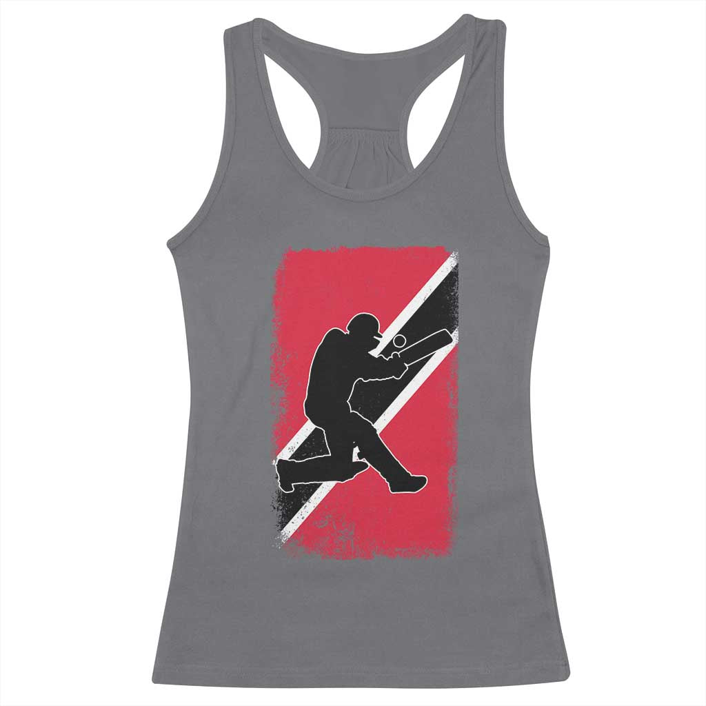 Trinidad and Tobago Cricket Racerback Tank Top Retro Vintage Sport Trini Trinidadian Flag Cricket Fan