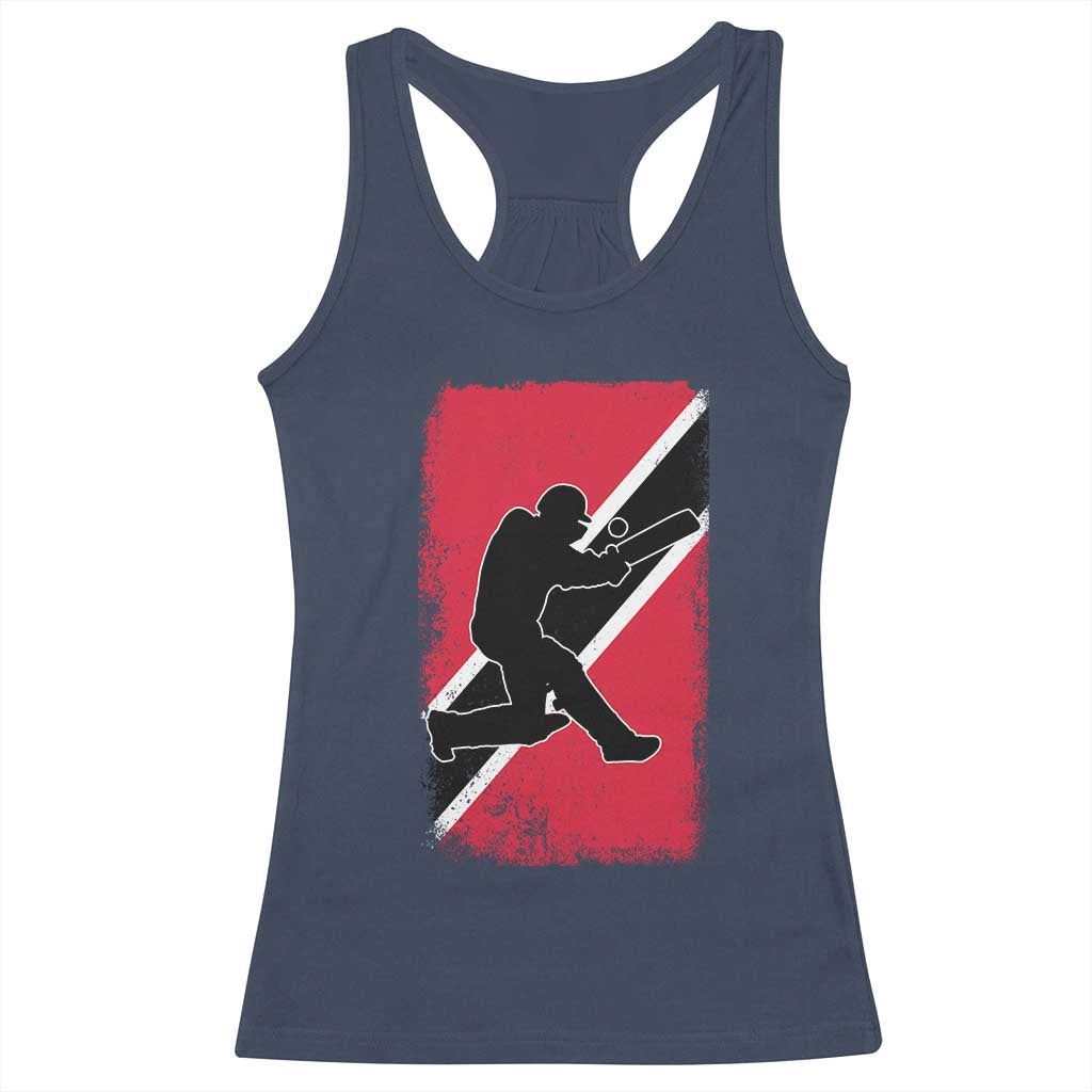 Trinidad and Tobago Cricket Racerback Tank Top Retro Vintage Sport Trini Trinidadian Flag Cricket Fan