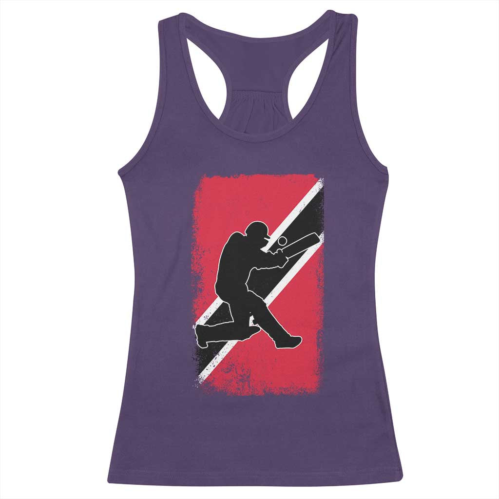 Trinidad and Tobago Cricket Racerback Tank Top Retro Vintage Sport Trini Trinidadian Flag Cricket Fan