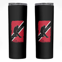 Trinidad and Tobago Cricket Skinny Tumbler Retro Vintage Sport Trini Trinidadian Flag Cricket Fan
