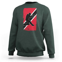 Trinidad and Tobago Cricket Sweatshirt Retro Vintage Sport Trini Trinidadian Flag Cricket Fan