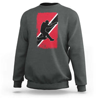 Trinidad and Tobago Cricket Sweatshirt Retro Vintage Sport Trini Trinidadian Flag Cricket Fan