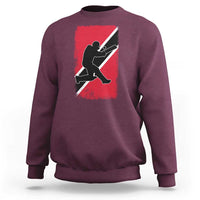 Trinidad and Tobago Cricket Sweatshirt Retro Vintage Sport Trini Trinidadian Flag Cricket Fan