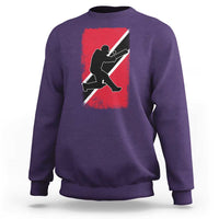 Trinidad and Tobago Cricket Sweatshirt Retro Vintage Sport Trini Trinidadian Flag Cricket Fan