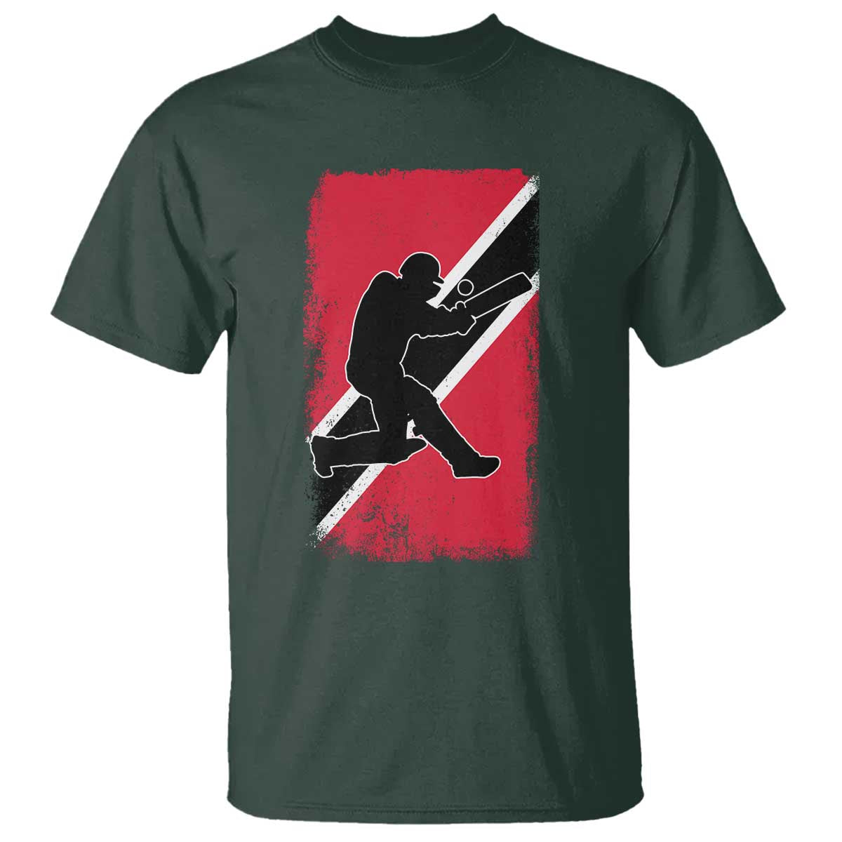 Trinidad and Tobago Cricket T Shirt Retro Vintage Sport Trini Trinidadian Flag Cricket Fan