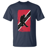 Trinidad and Tobago Cricket T Shirt Retro Vintage Sport Trini Trinidadian Flag Cricket Fan