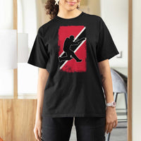 Trinidad and Tobago Cricket T Shirt For Women Retro Vintage Sport Trini Trinidadian Flag Cricket Fan