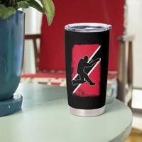 Trinidad and Tobago Cricket Tumbler Cup Retro Vintage Sport Trini Trinidadian Flag Cricket Fan