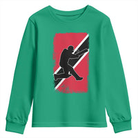 Trinidad and Tobago Cricket Youth Sweatshirt Retro Vintage Sport Trini Trinidadian Flag Cricket Fan